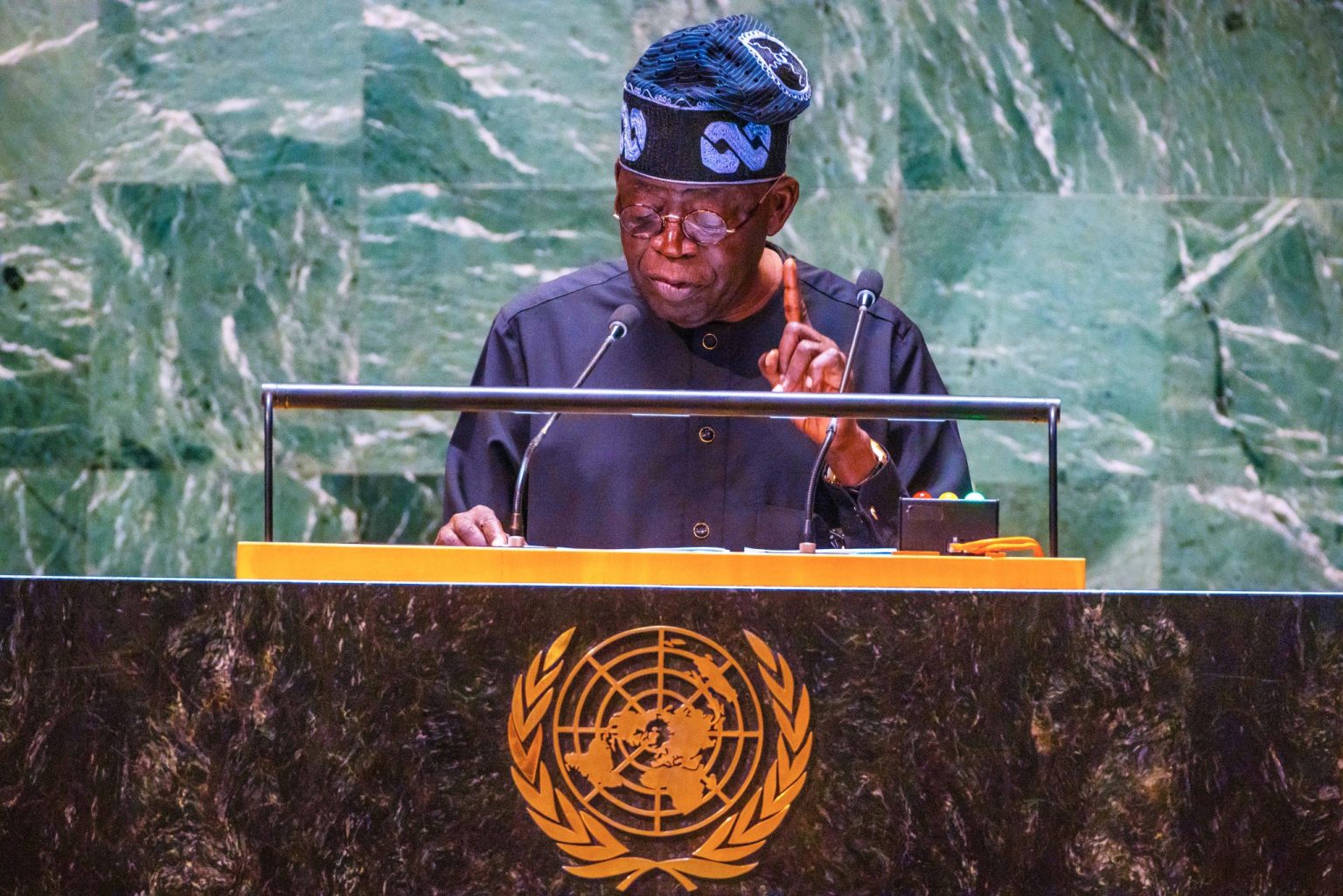 President Bola Ahmed Tinubu Addresses United Nations General Debate, 78th SessionPresident Tinubu and his defining moment